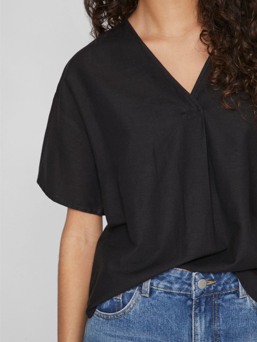 VIPRISILLA V-NECK S/S TOP/1 - NOOS