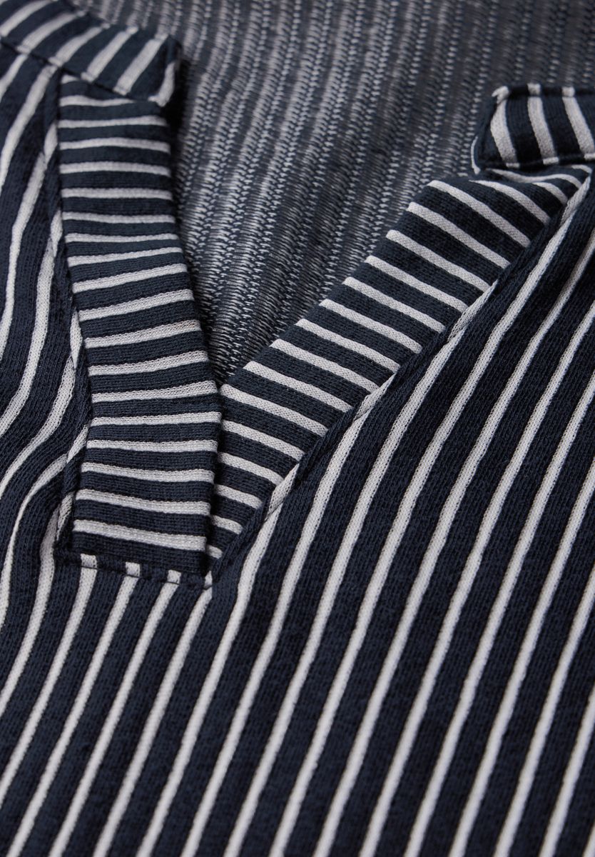 Gestreiftes Strukturshirt