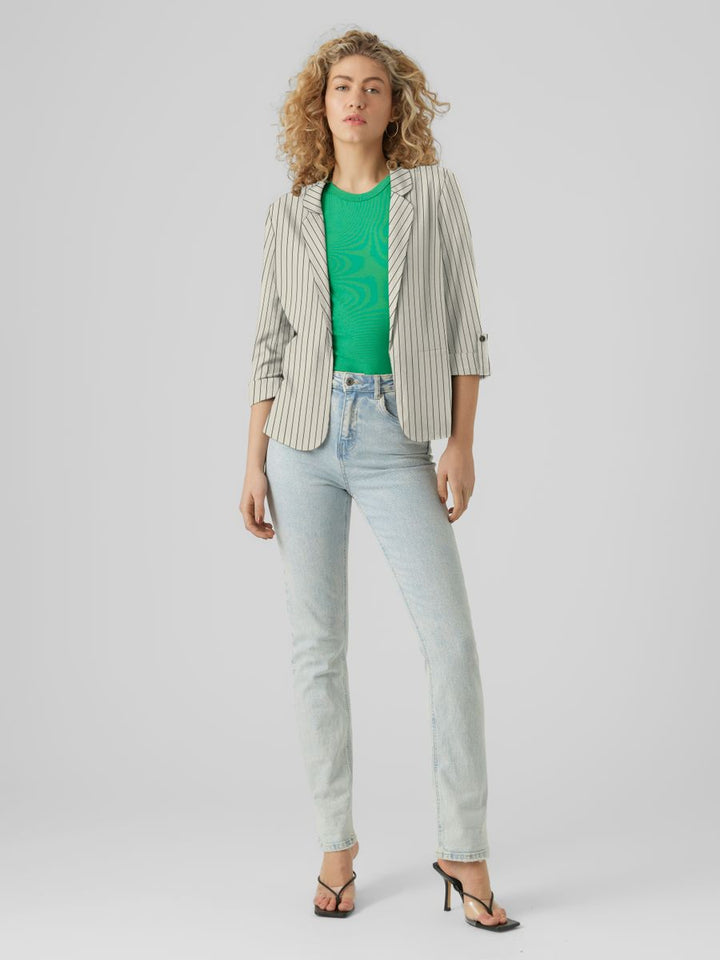 VMJESMILO 3/4 LOOSE BLAZER WVN GA NOOS