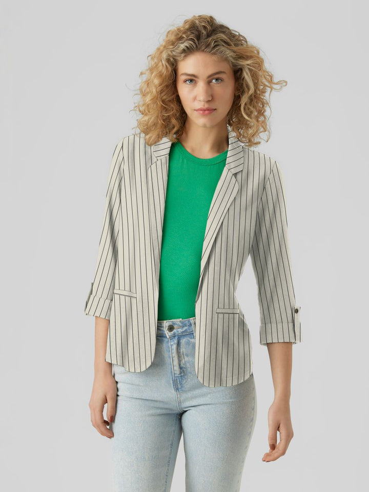 VMJESMILO 3/4 LOOSE BLAZER WVN GA NOOS
