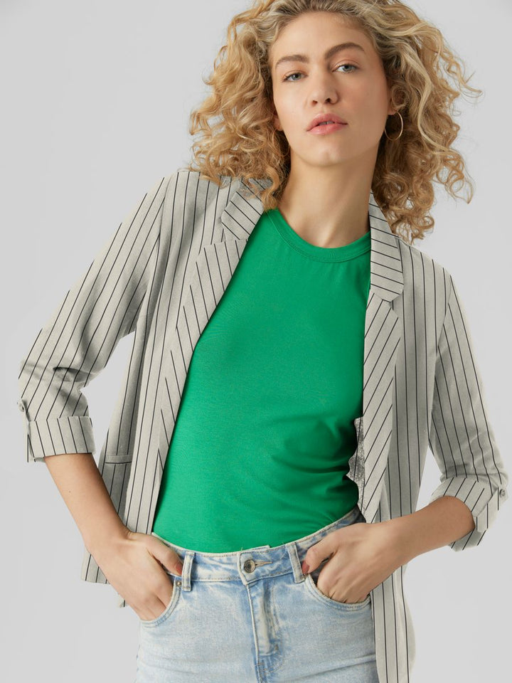 VMJESMILO 3/4 LOOSE BLAZER WVN GA NOOS
