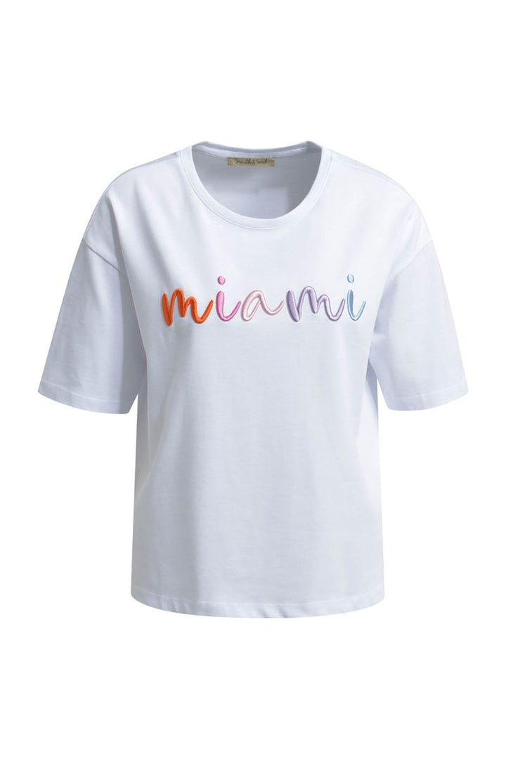Boxy T-Shirt 3D embroidery