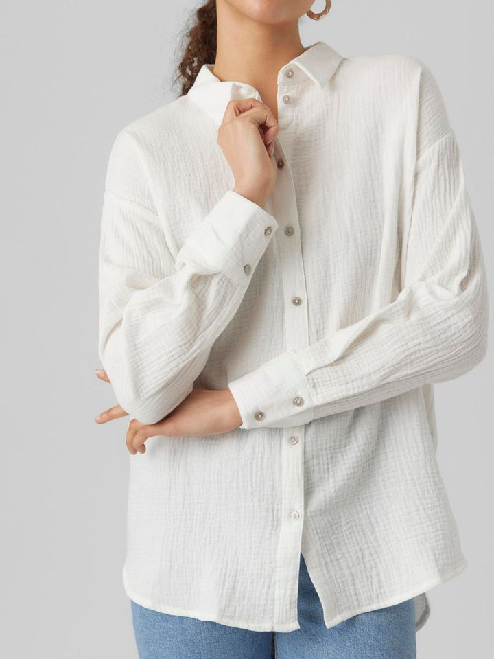VMNATALI NIA LS LOOSE SHIRT WVN GA NOOS
