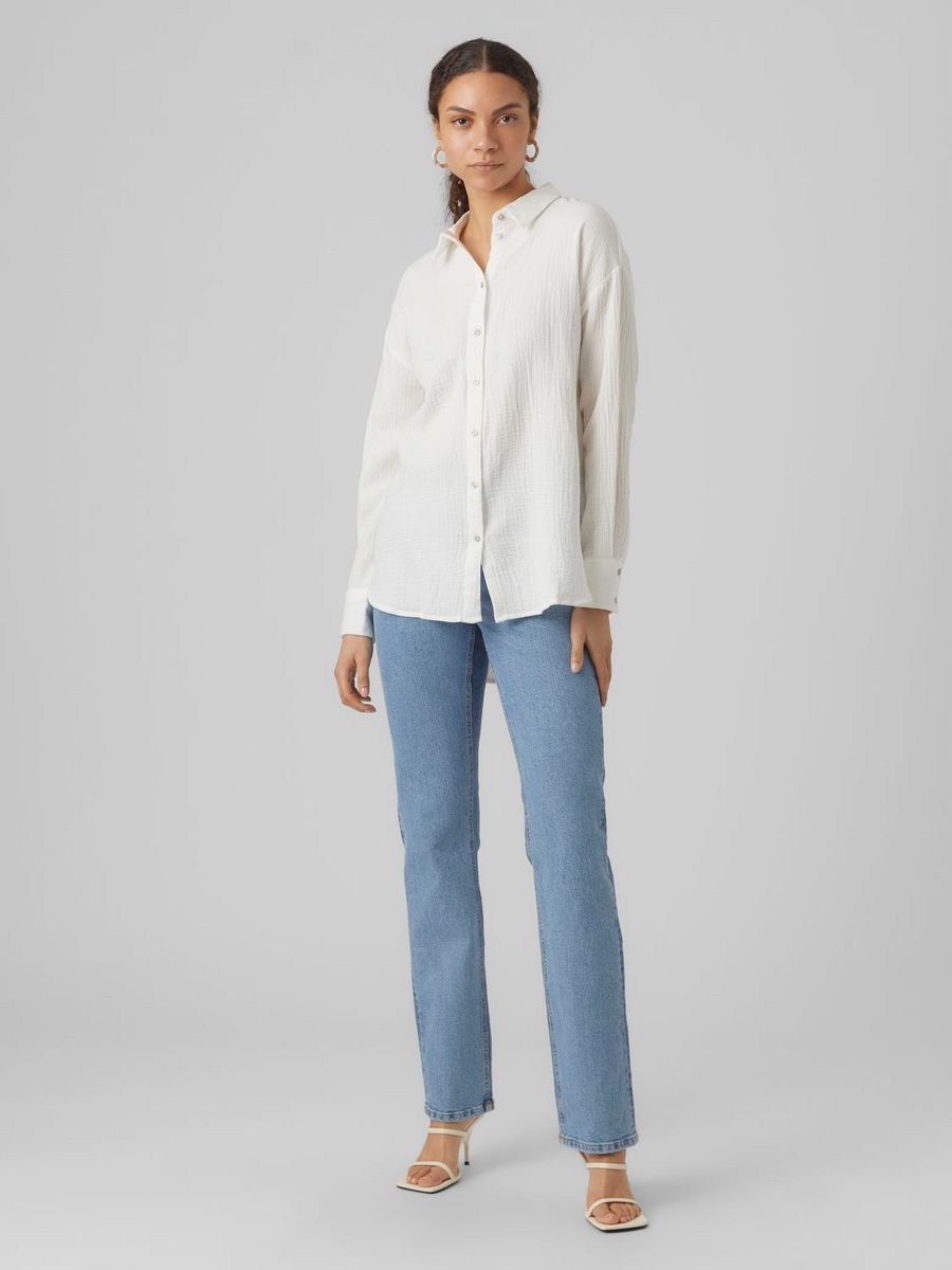 VMNATALI NIA LS LOOSE SHIRT WVN GA NOOS