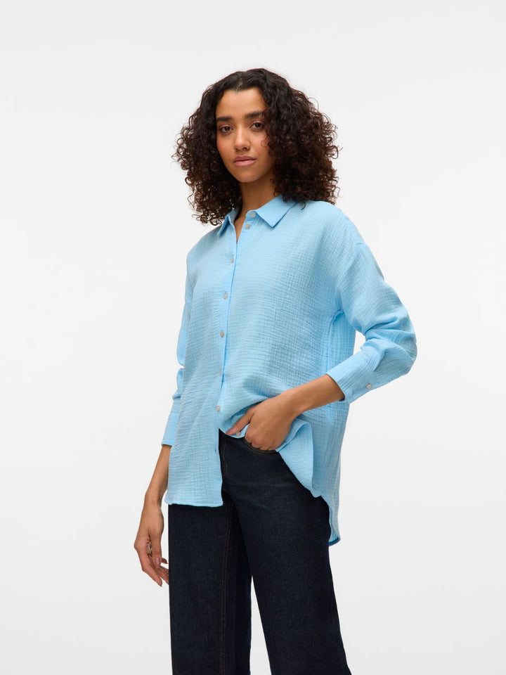 VMNATALI NIA LS LOOSE SHIRT WVN GA NOOS