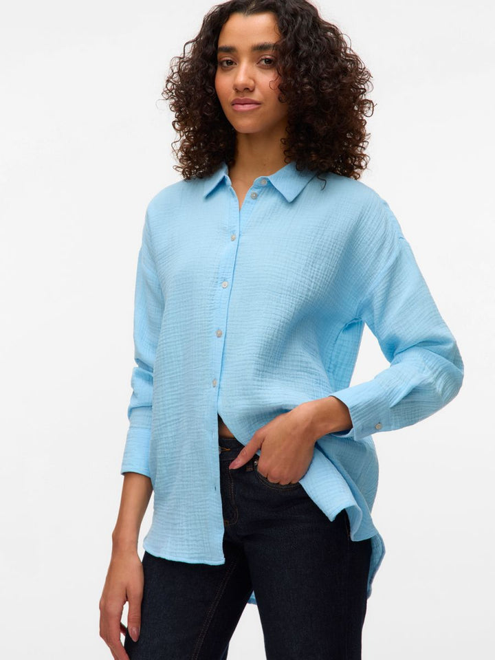 VMNATALI NIA LS LOOSE SHIRT WVN GA NOOS