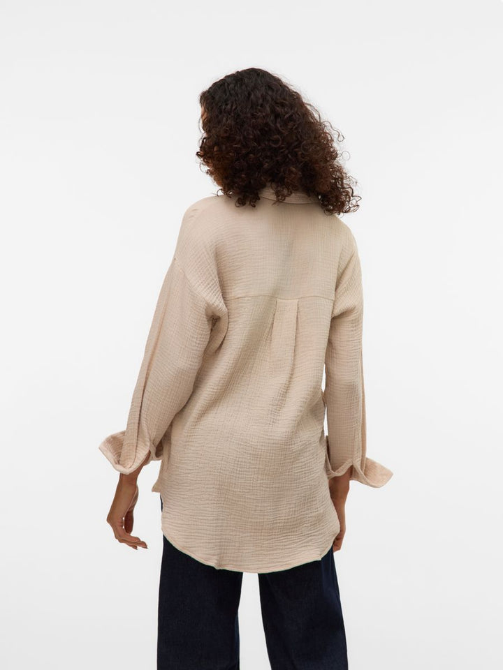 VMNATALI NIA LS LOOSE SHIRT WVN GA NOOS