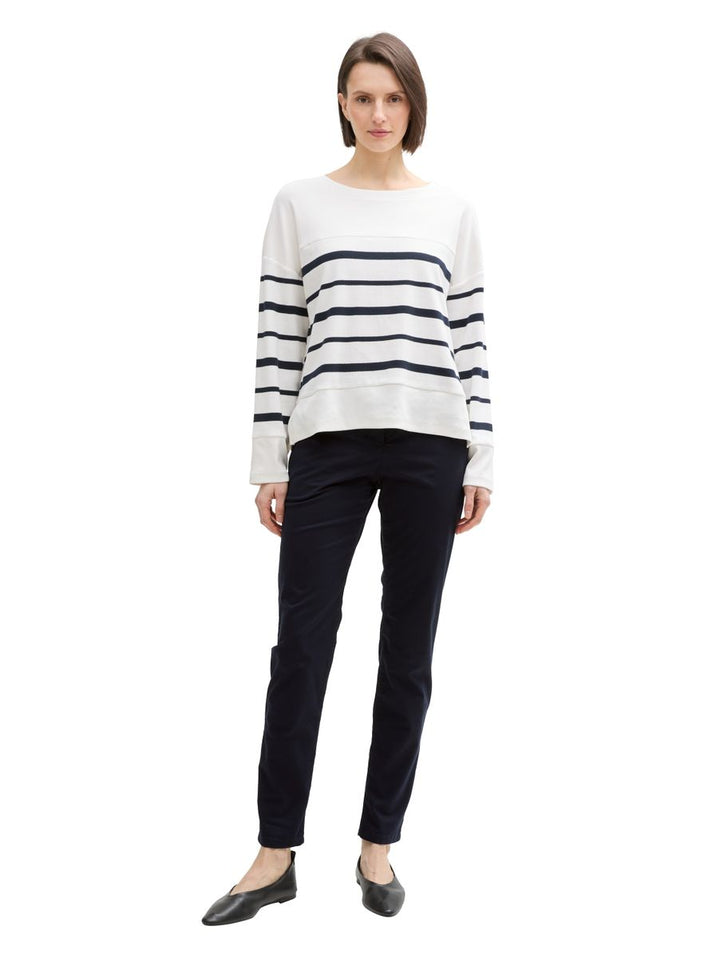 Slim Chino Hose mit Gürtel