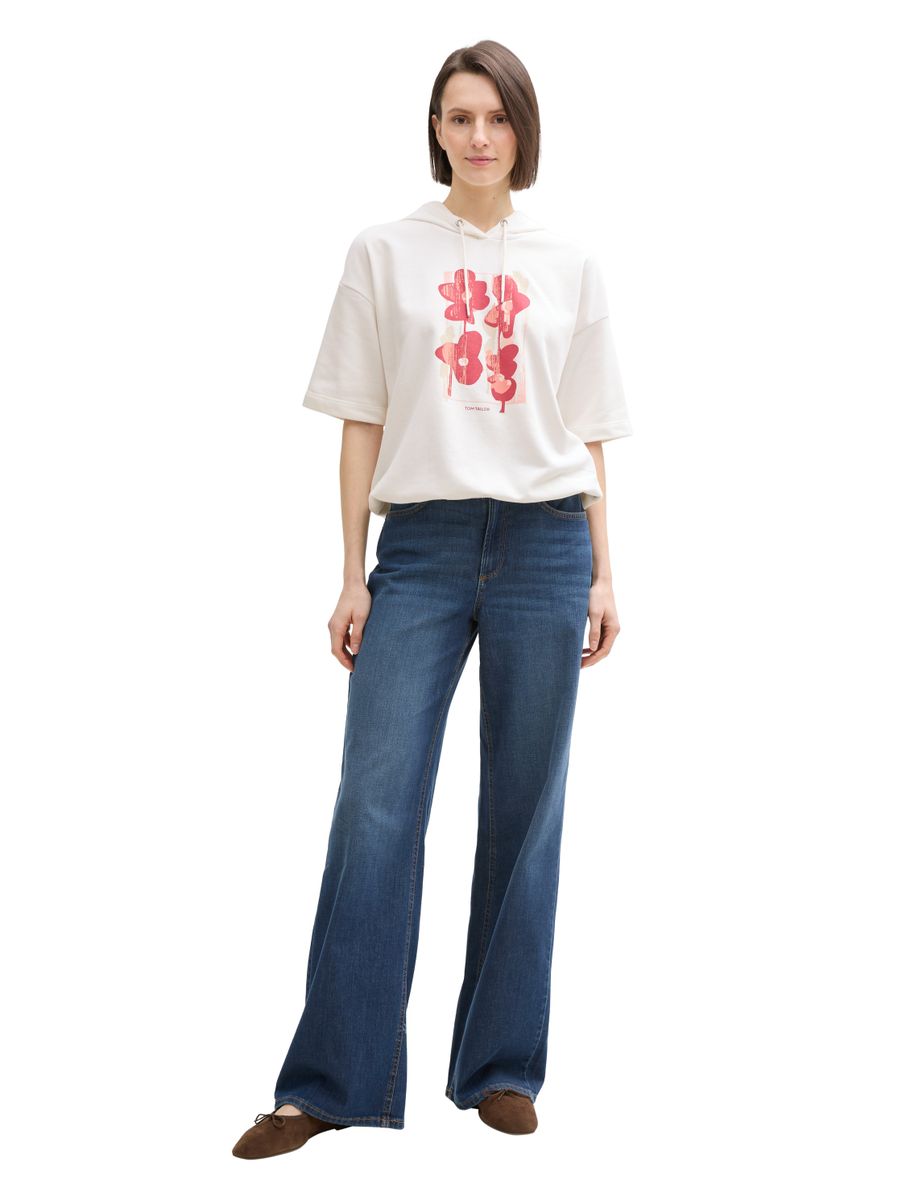 Hoodie Sweatshirt mit Print