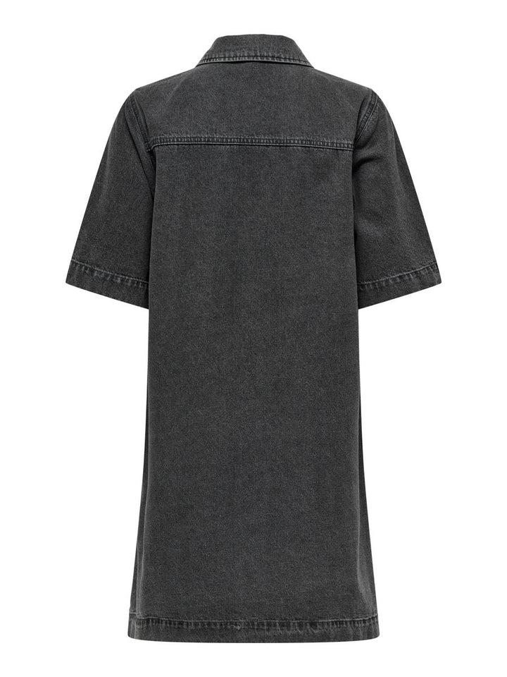 ONLBELLE S/S BUTTON DRESS DNM GUA NOOS