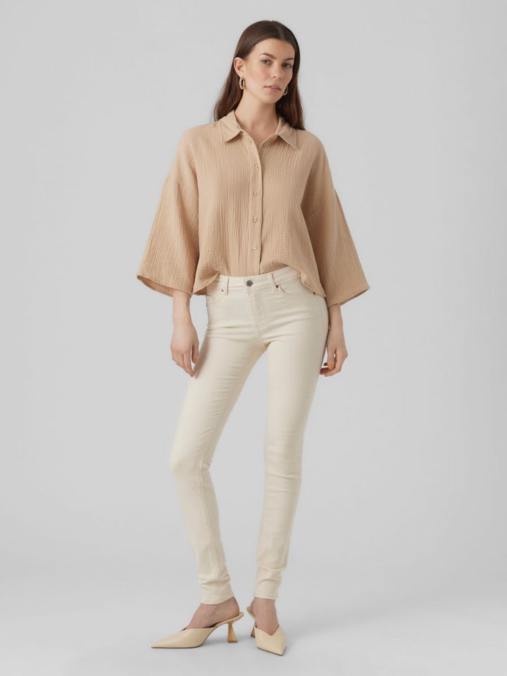 VMLUX MR SLIM JEANS ECRU