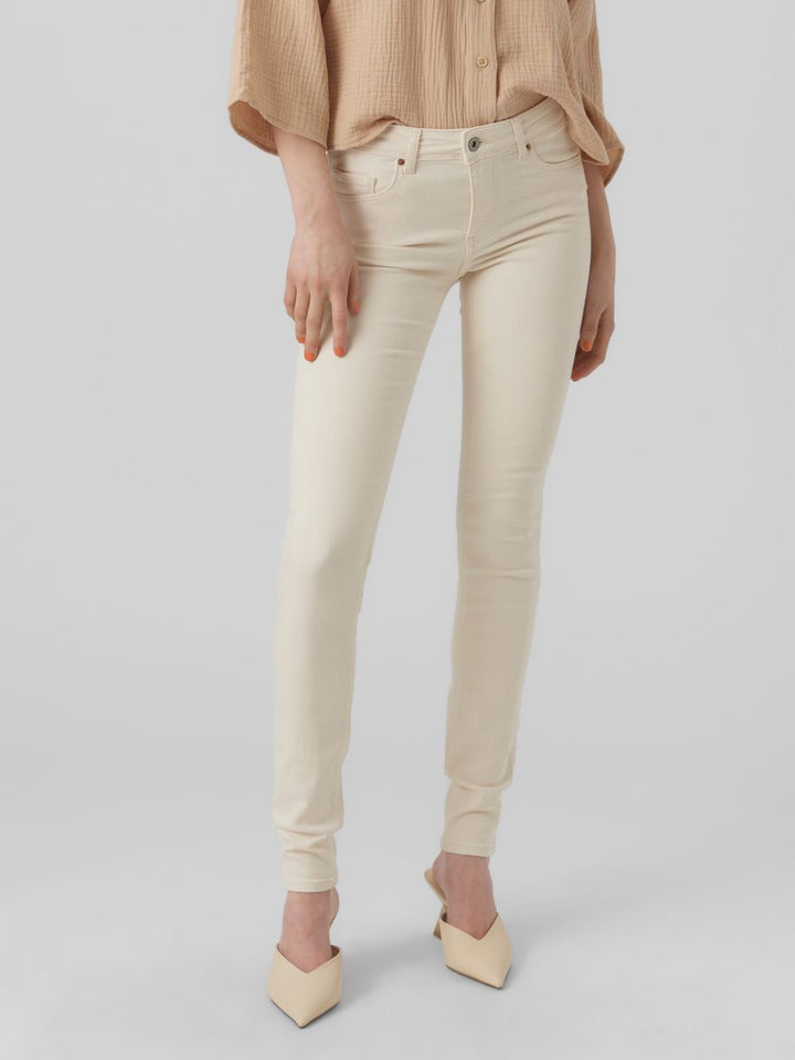 VMLUX MR SLIM JEANS ECRU
