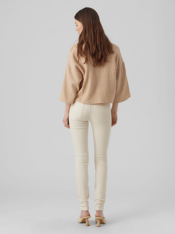 VMLUX MR SLIM JEANS ECRU