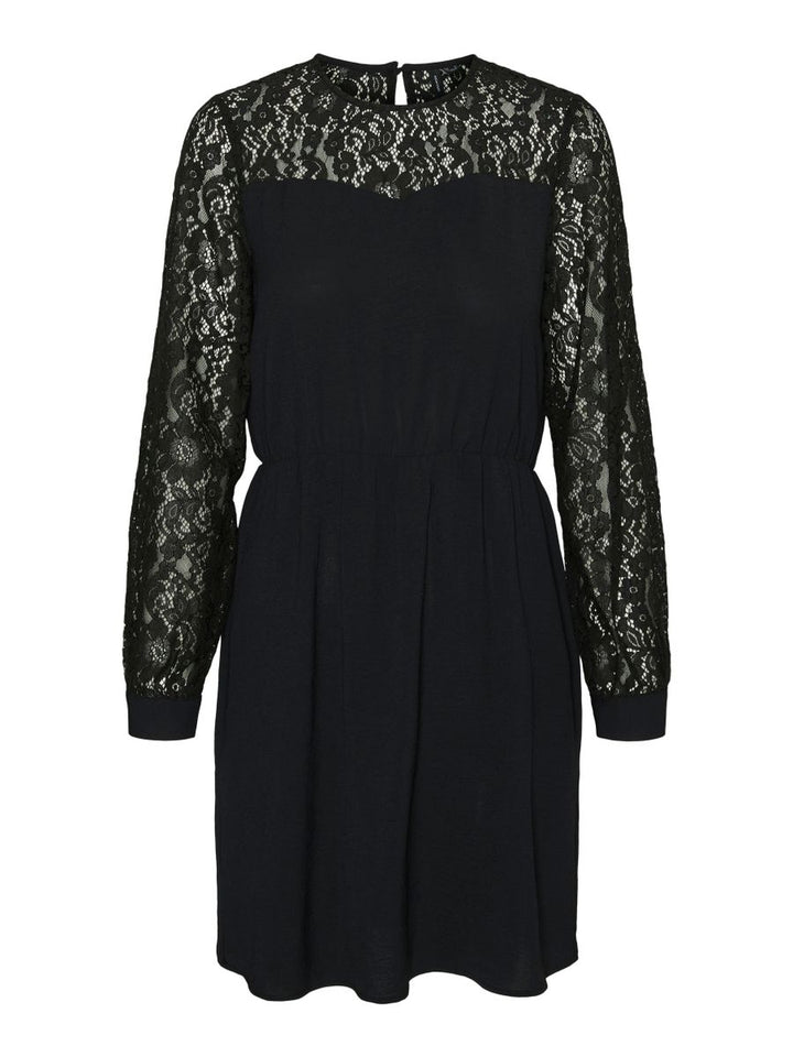 VMALVA LACE LS SHORT DRESS PA WVN GA