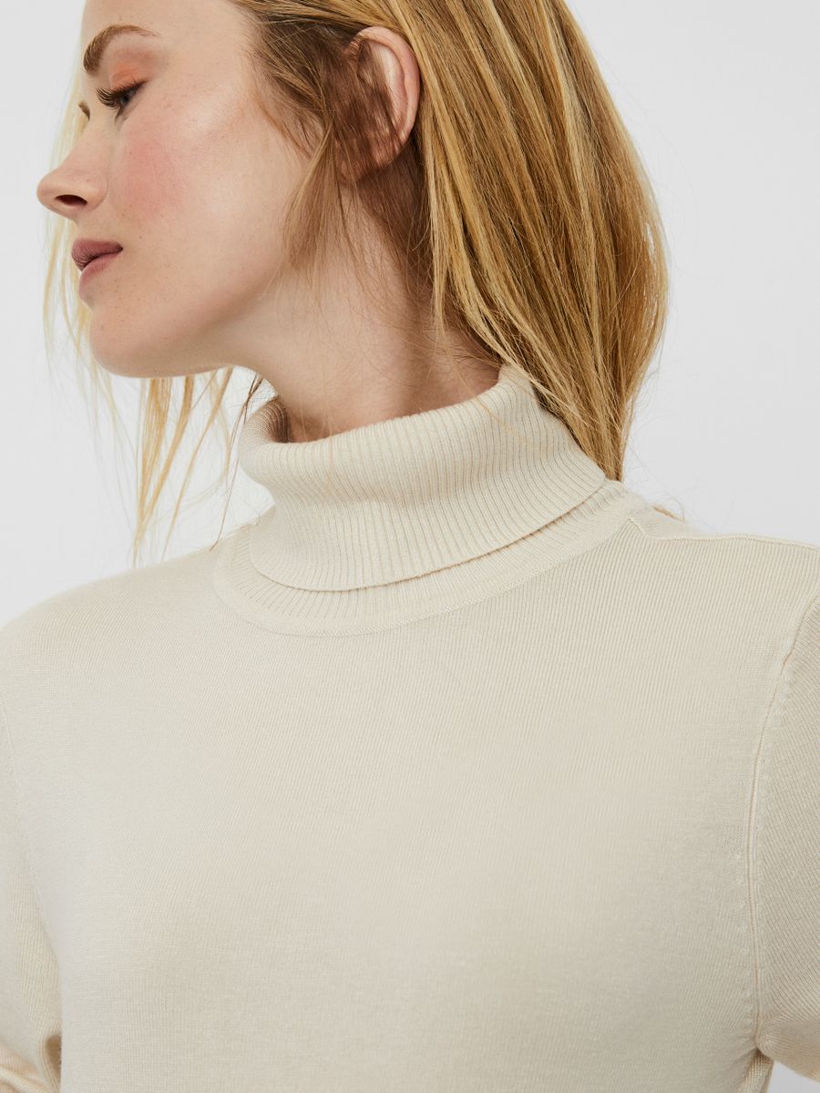 VMGLORY LS ROLLNECK BLOUSE GA NOOS