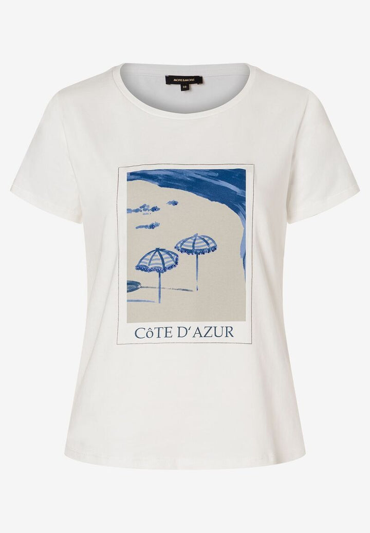 T-Shirt mit Strand Motiv  Frühjahrs-Kollektion