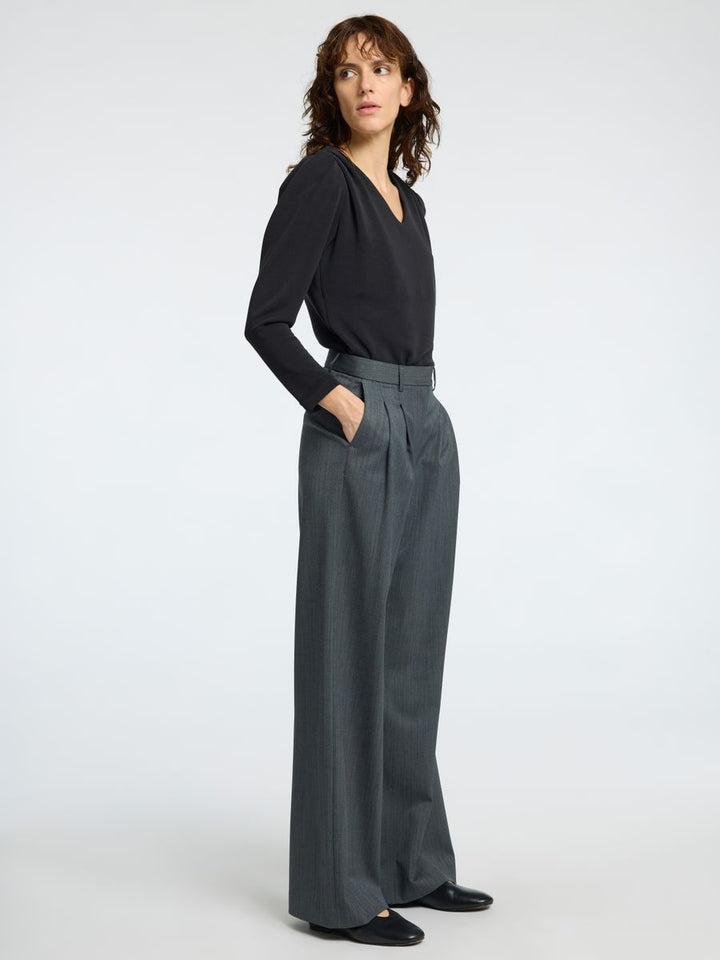 SLFFENJA LS V-NECK TOP