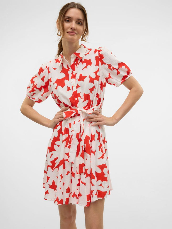 VMDICTHE 2/4 SHORT VOLUME DRESS WVN GA