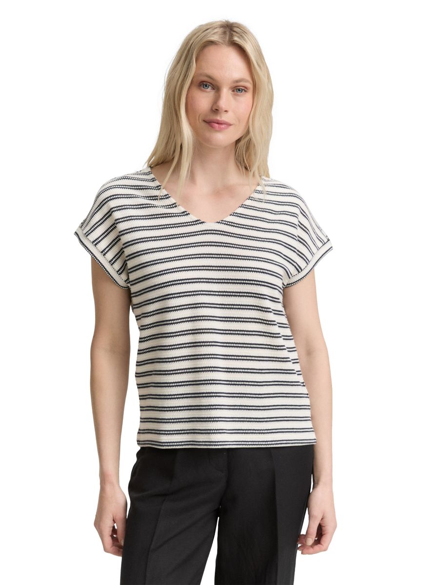 T-Shirt mit Streifenmuster