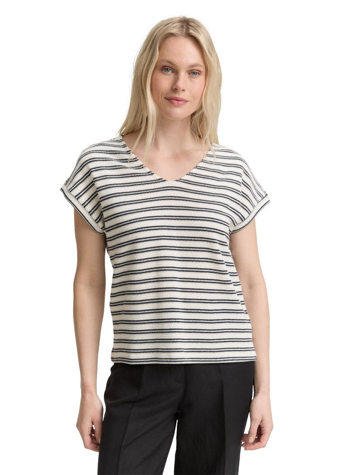 T-Shirt mit Streifenmuster