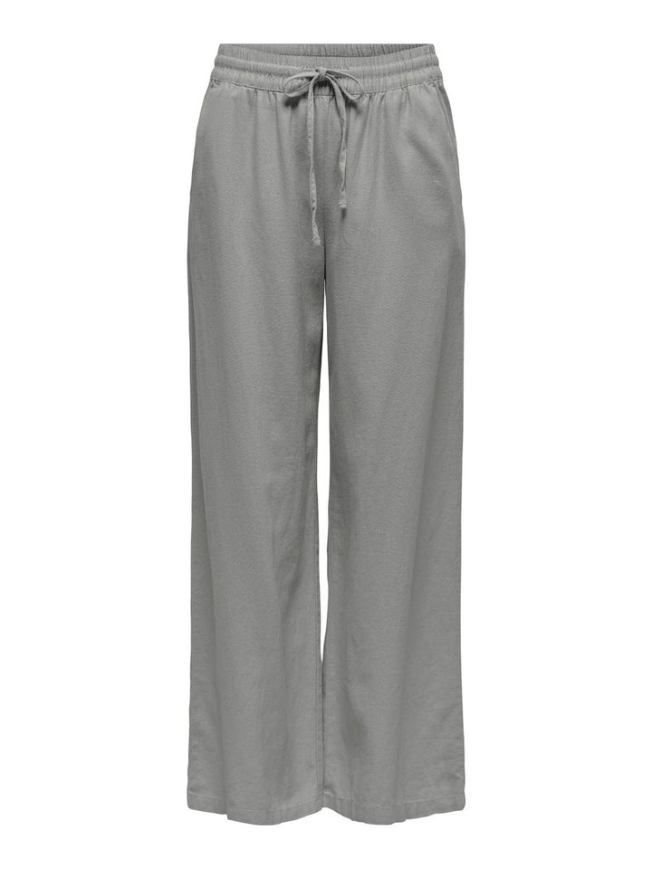 JDYSAY HW LINEN WIDE PANT WVN NOOS