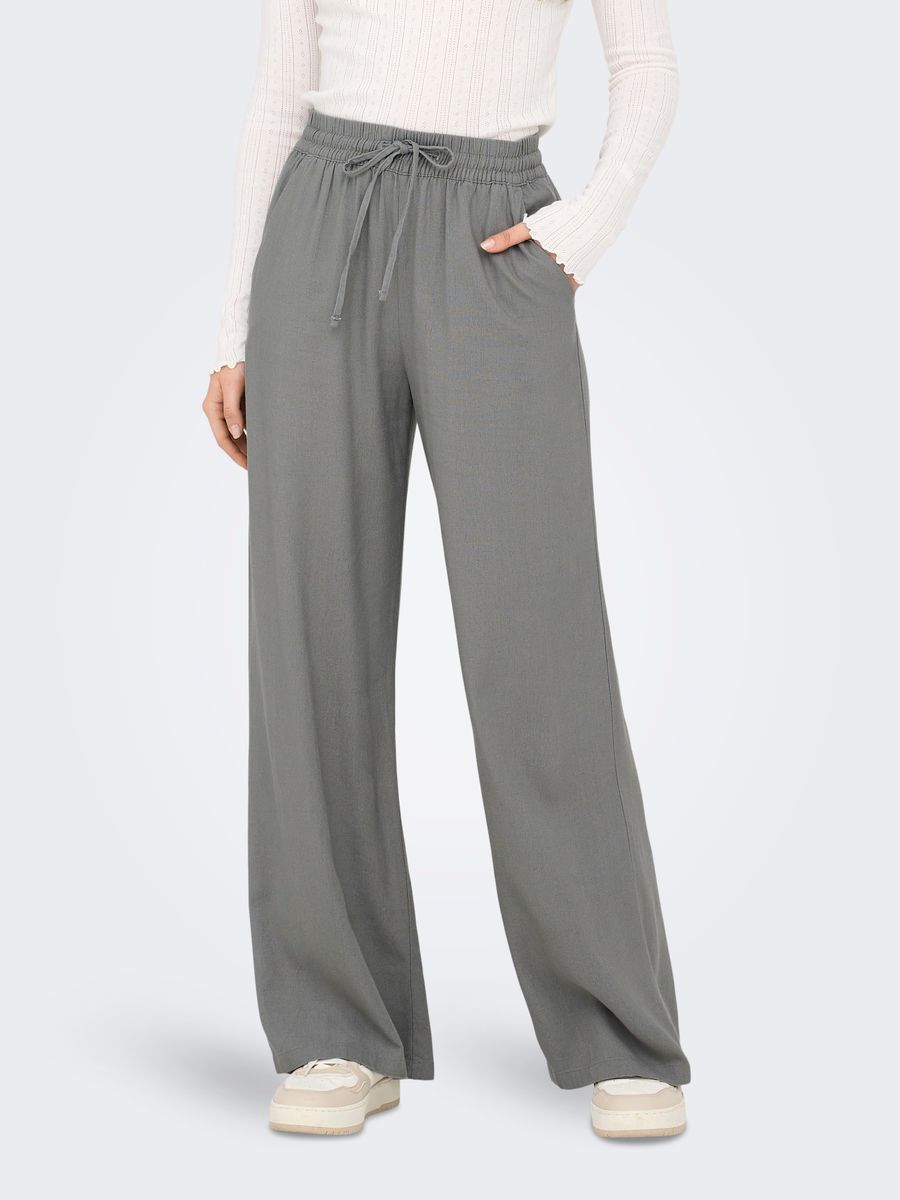 JDYSAY HW LINEN WIDE PANT WVN NOOS