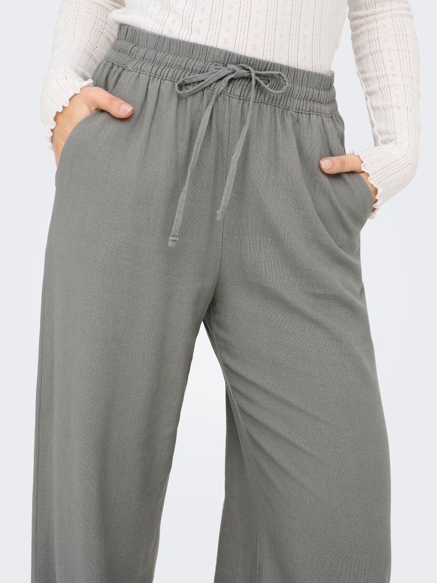 JDYSAY HW LINEN WIDE PANT WVN NOOS
