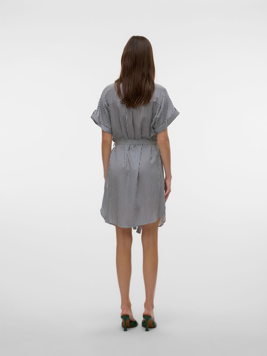 VMBUMPY SS SHORT SHIRT DRESS WVN GA NOOS