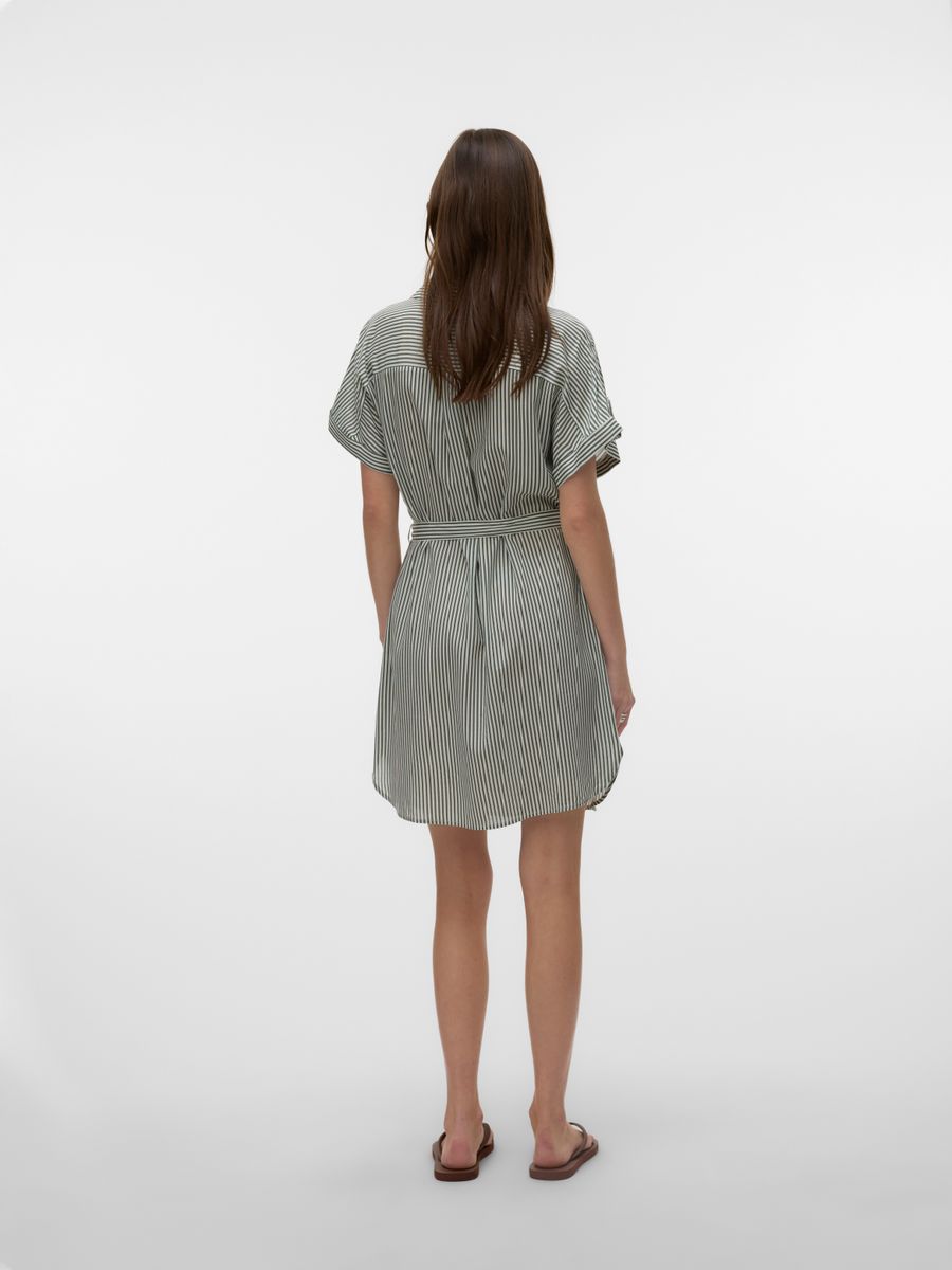 VMBUMPY SS SHORT SHIRT DRESS WVN GA NOOS