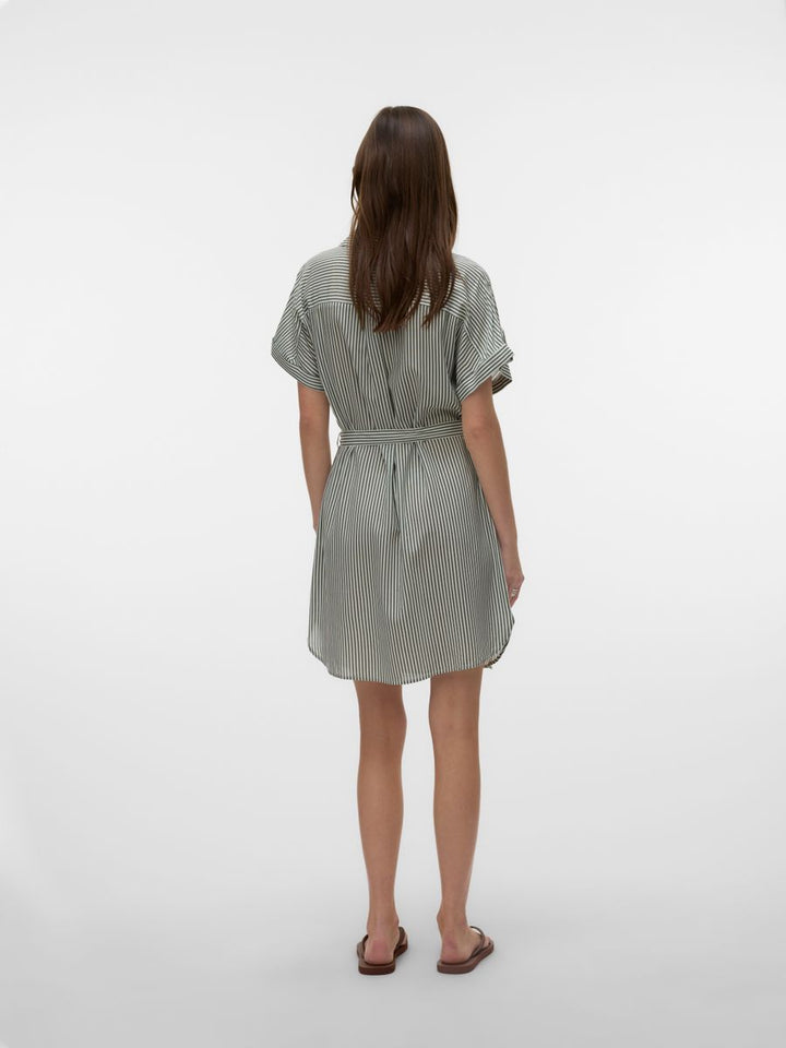 VMBUMPY SS SHORT SHIRT DRESS WVN GA NOOS