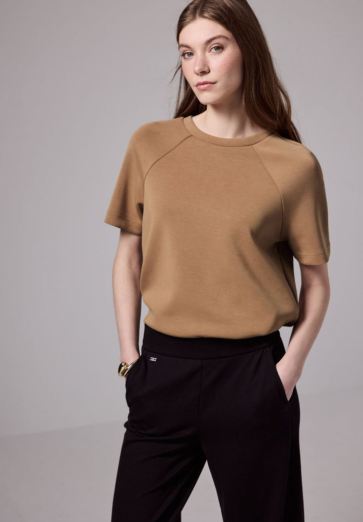 Raglan T-Shirt in Silk-Optik