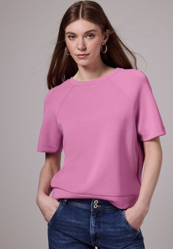 Raglan T-Shirt in Silk-Optik