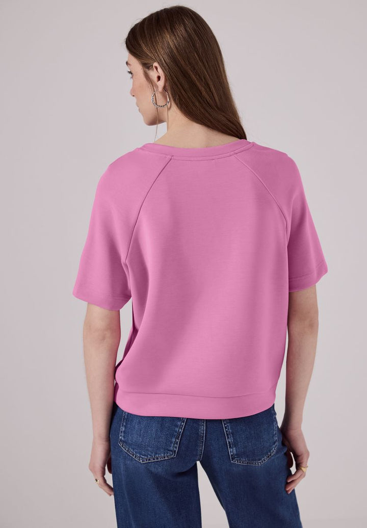 Raglan T-Shirt in Silk-Optik