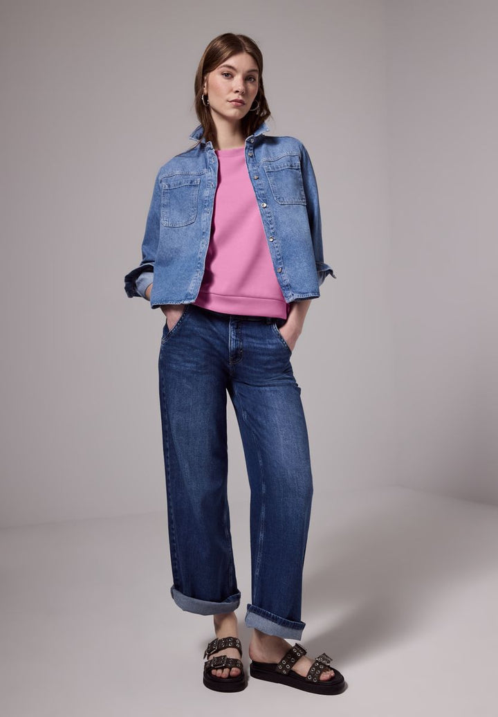 Raglan T-Shirt in Silk-Optik