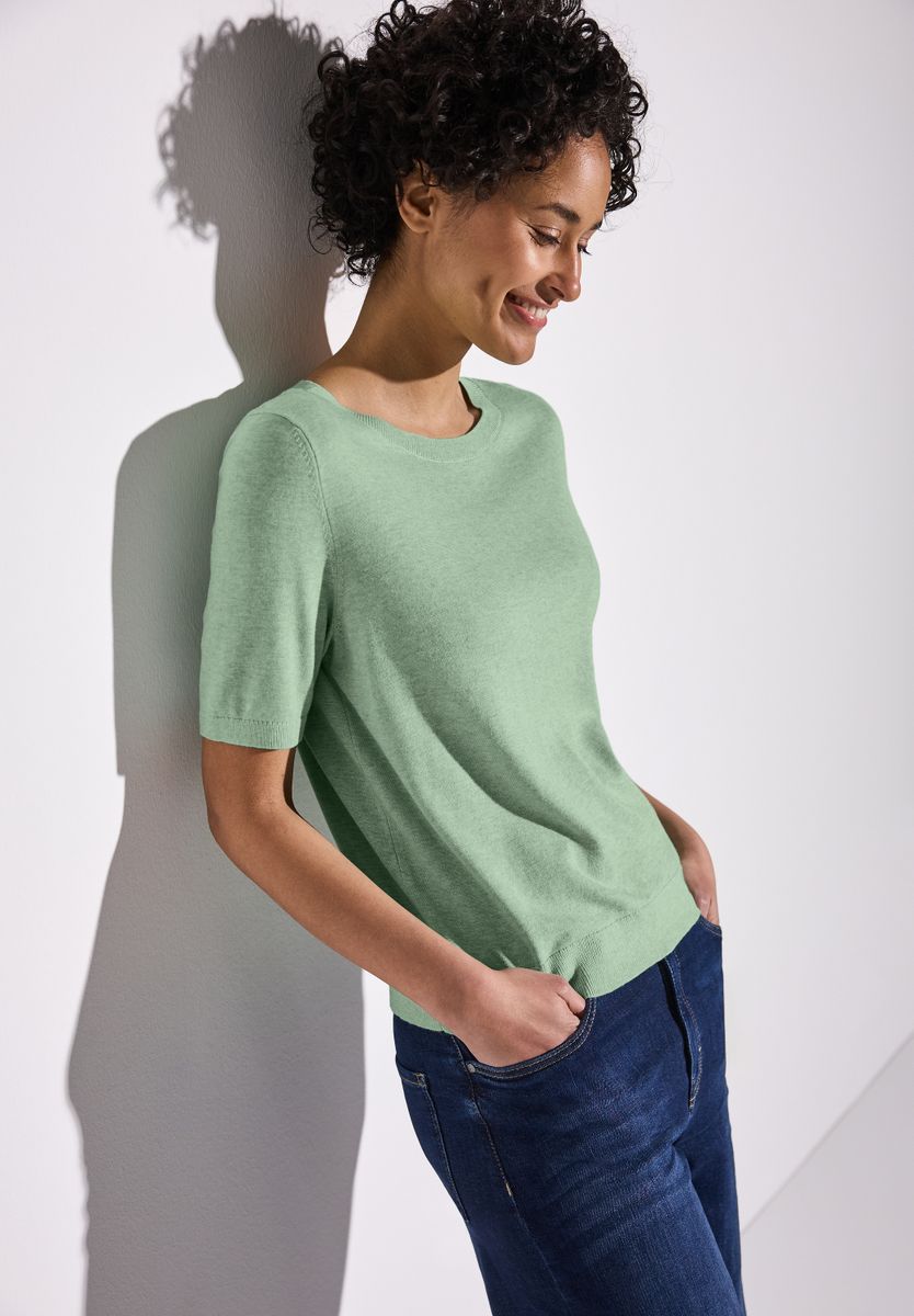 Kurzarmpullover