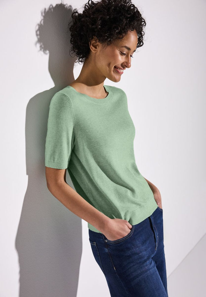 Kurzarmpullover