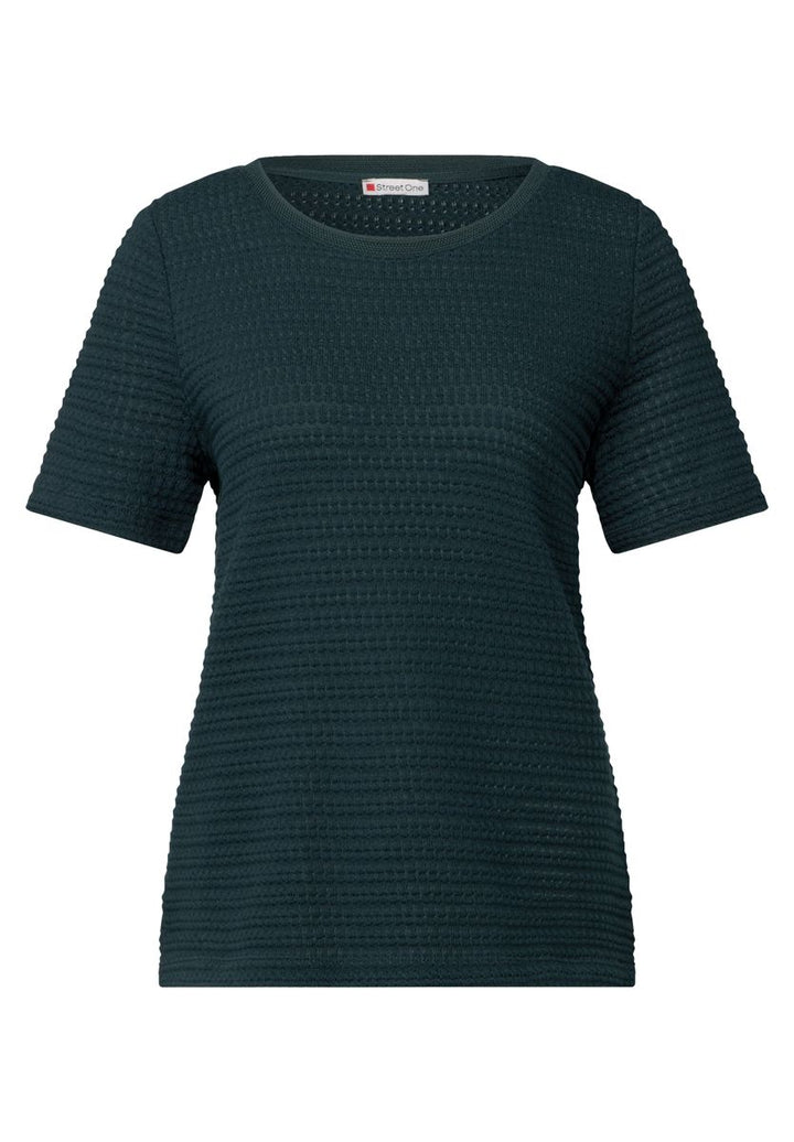 Strick-Look T-Shirt