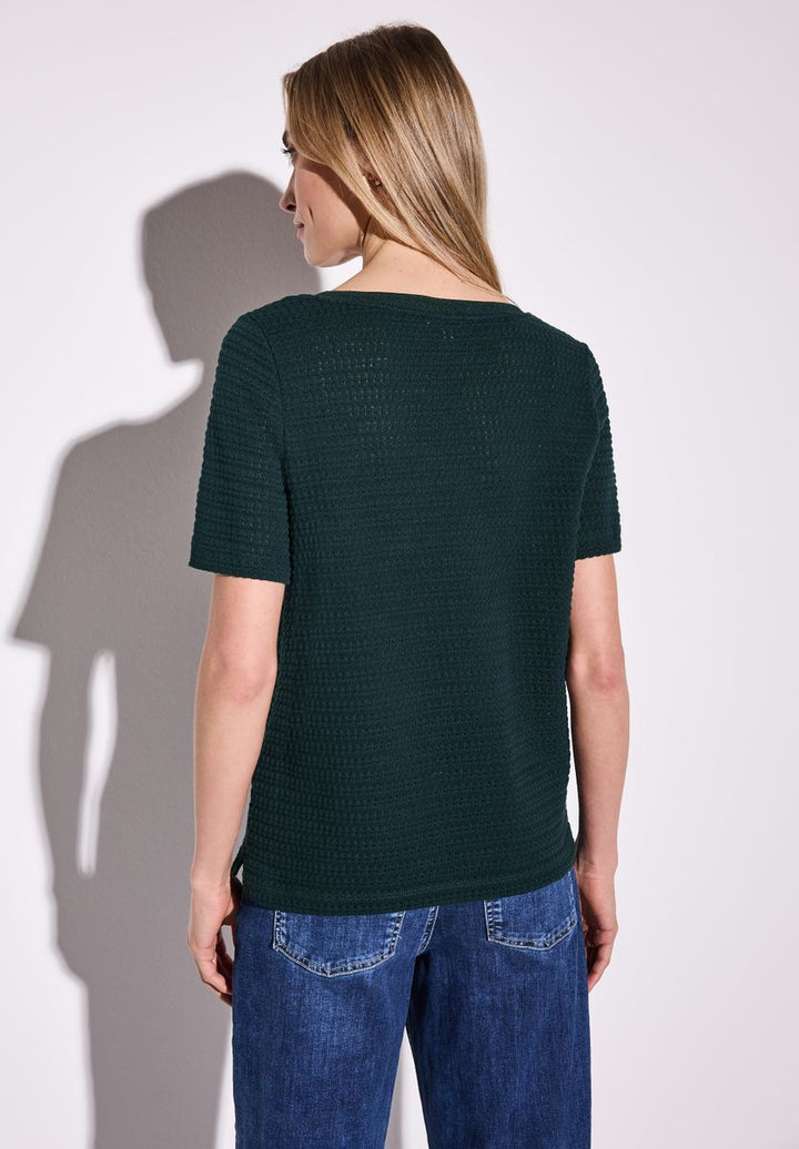 Strick-Look T-Shirt