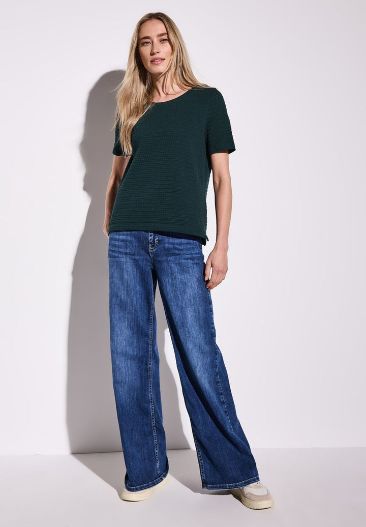 Strick-Look T-Shirt