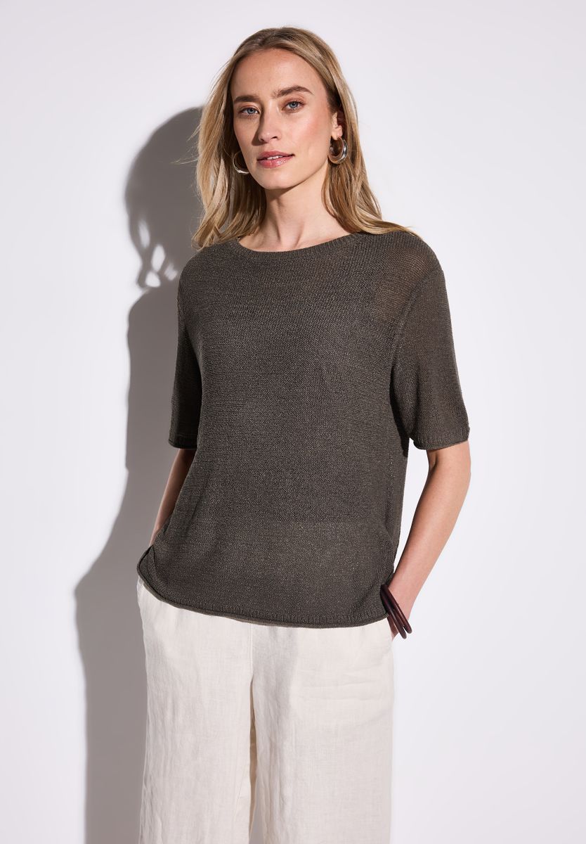 Kurzarmpullover