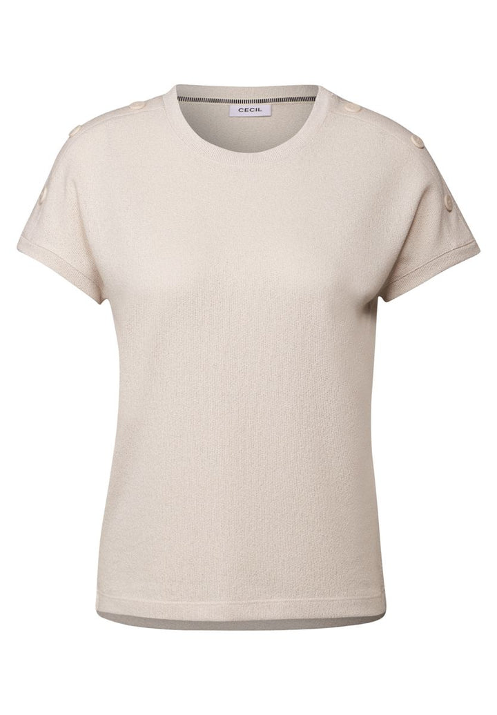 Strukturshirt mit Knöpfen