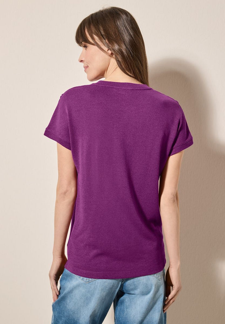 Strukturshirt mit Knöpfen