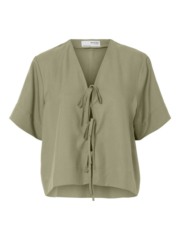 SLFNATUK 2/4 BOXY TIE TOP B