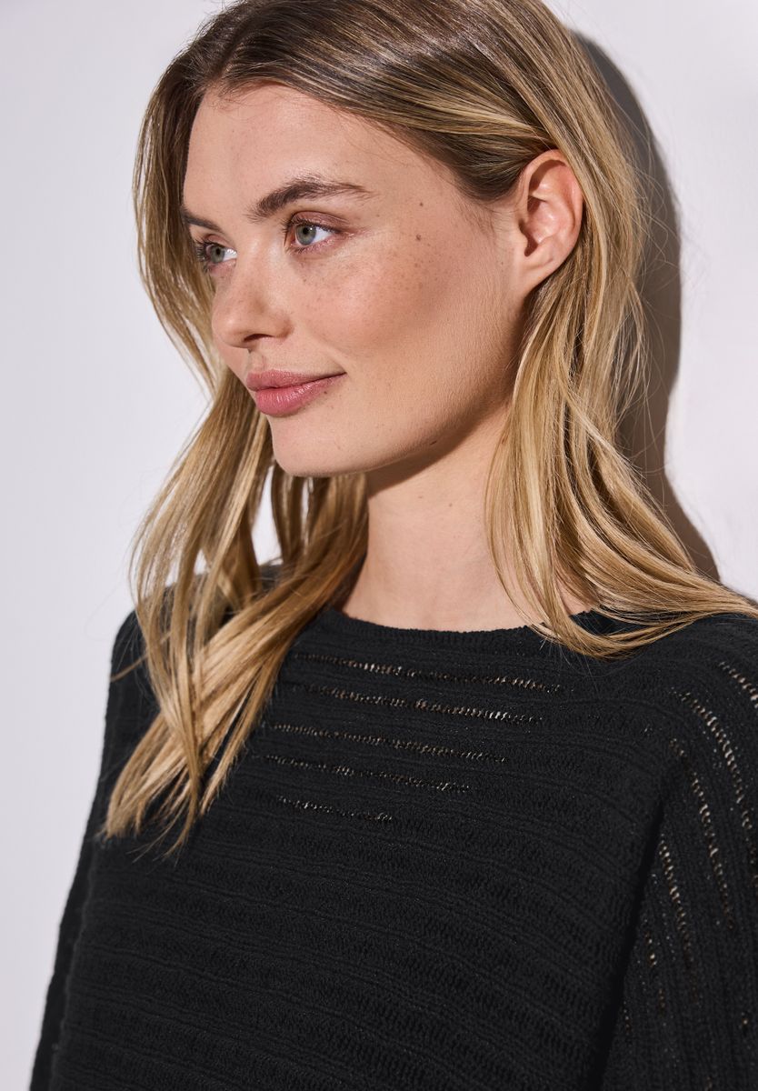Strick-Look Shirt