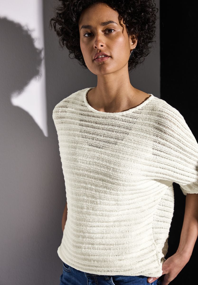 Strick-Look Shirt