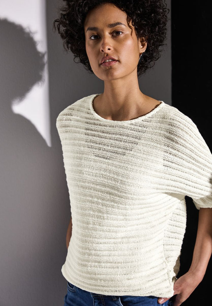 Strick-Look Shirt