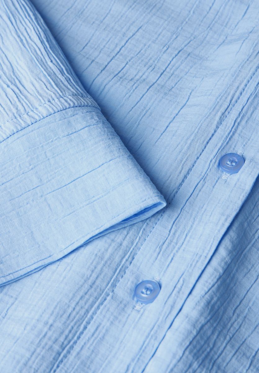 Crinkle-Hemdbluse