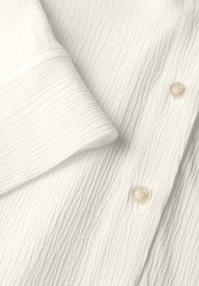 Crinkle-Hemdbluse