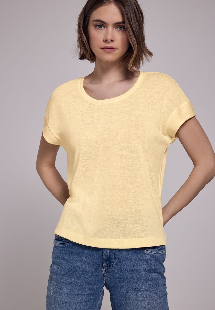 Leinen-Look Shirt