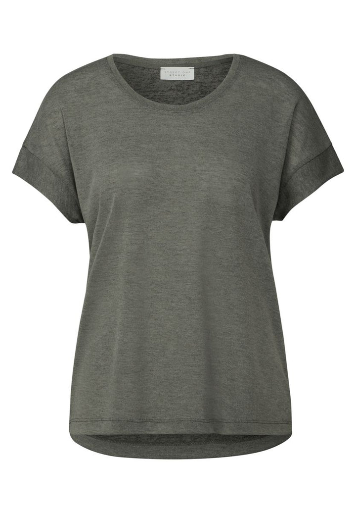Leinen-Look Shirt